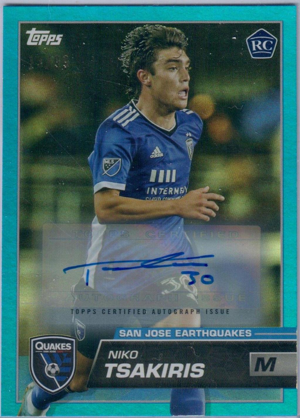 Niko Tsakiris [Autograph Blue] #161