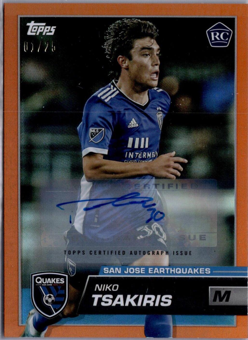 Niko Tsakiris [Autograph Orange] #161