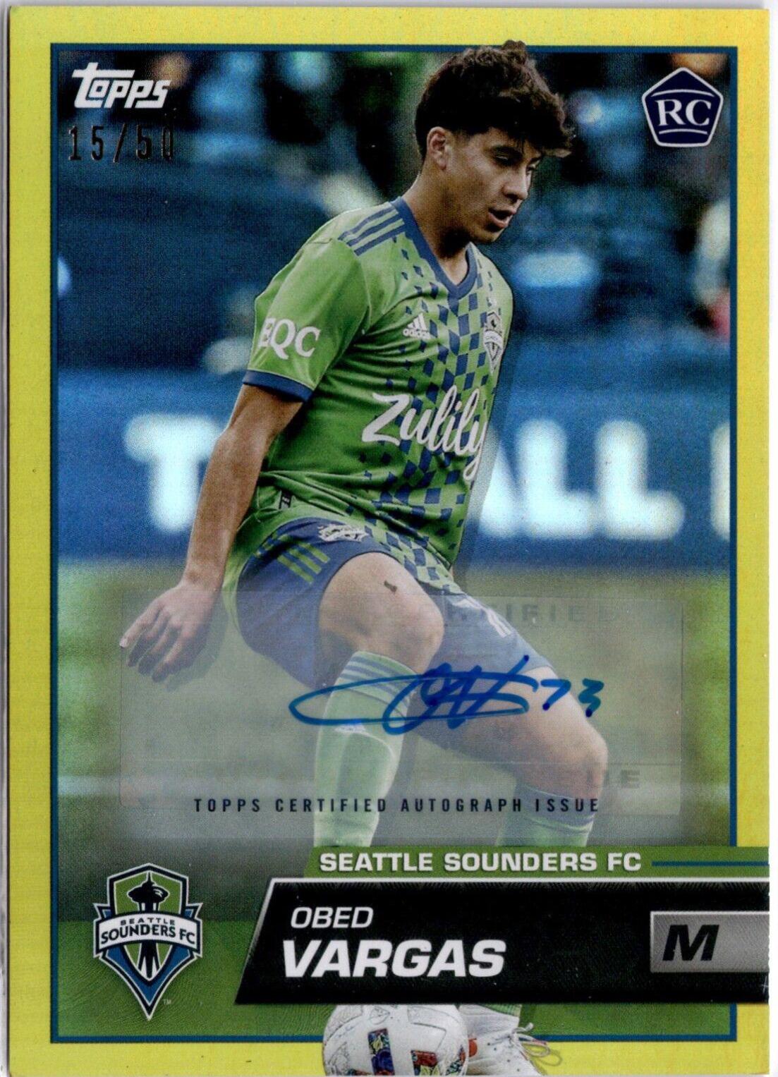 Obed Vargas [Autograph Gold] #108