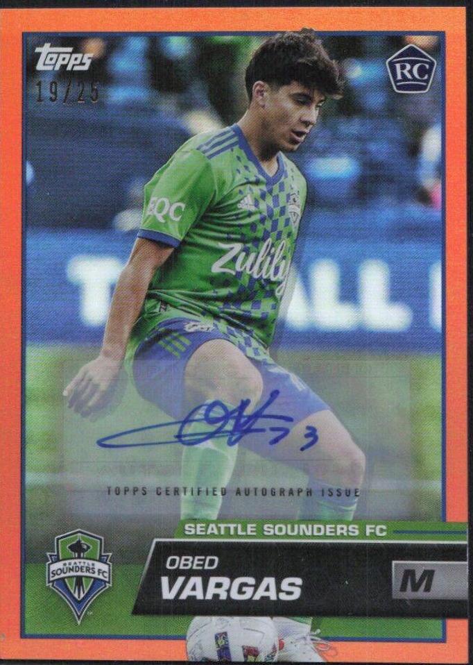 Obed Vargas [Autograph Orange] #108