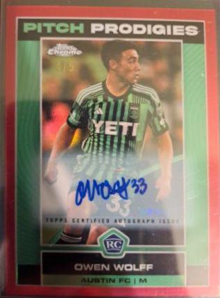 Owen Wolff [Autograph Red] #162
