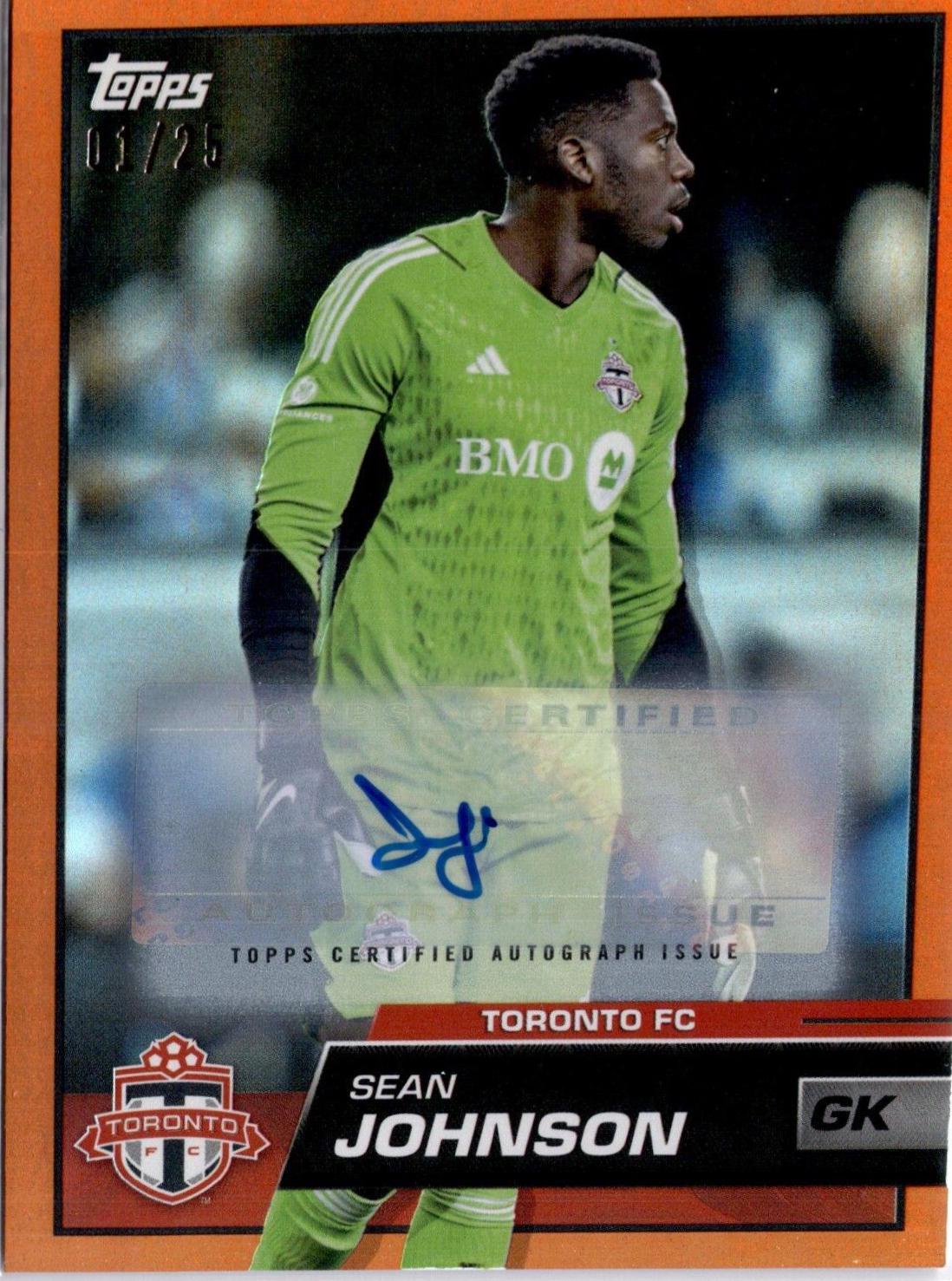 Sean Johnson [Autograph Orange] #110
