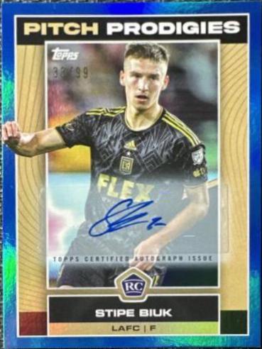 Stipe Biuk [Autograph Blue] #24