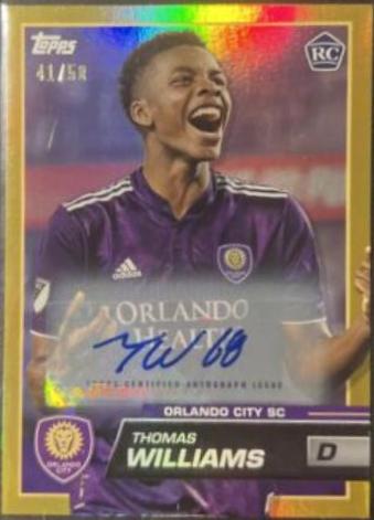 Thomas Williams [Autograph Gold] #87
