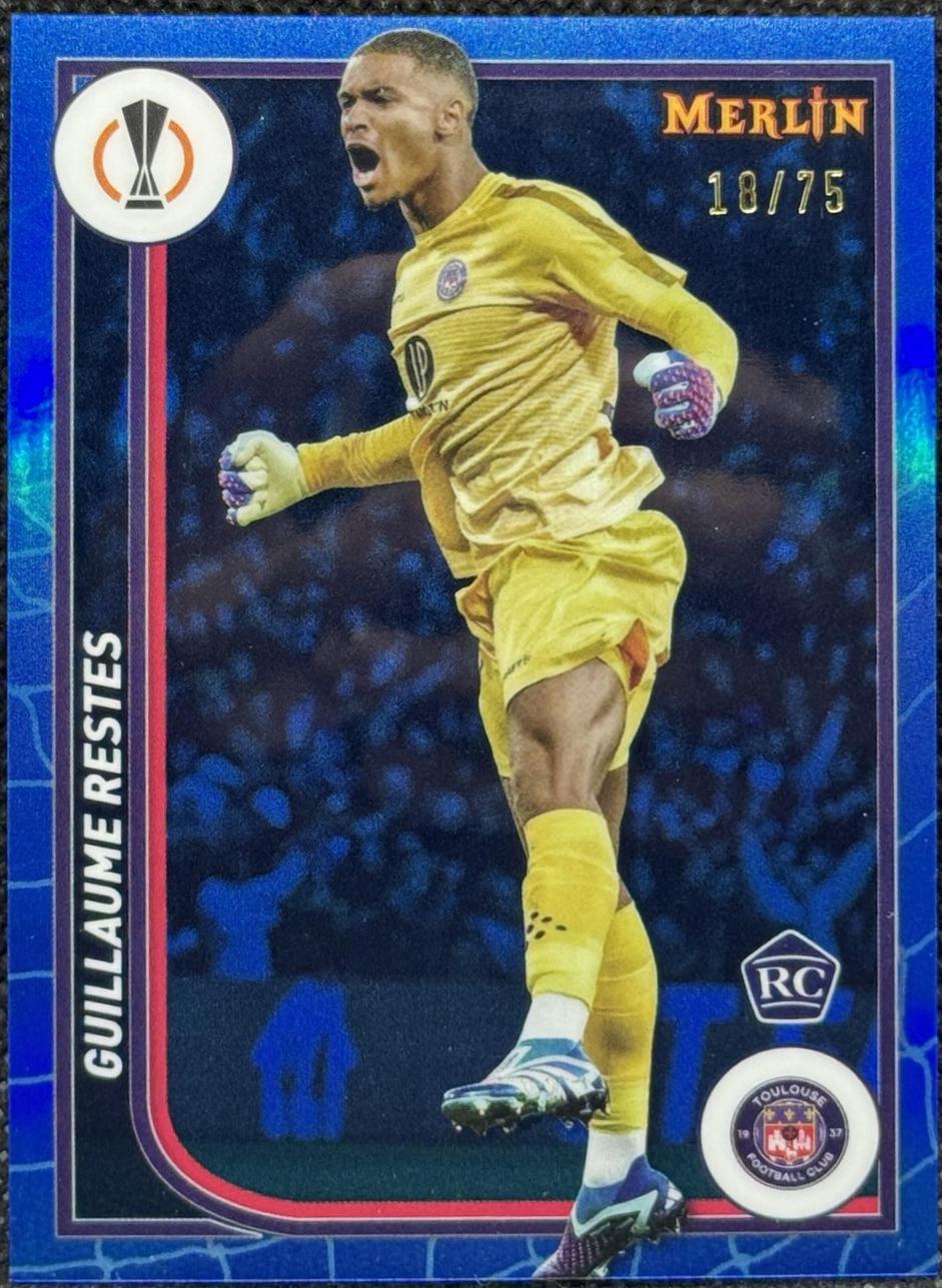 Guillaume Restes [Blue Refractor Rookie Variation] #61