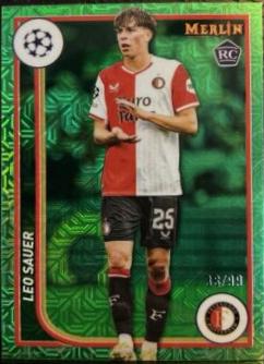 Leo Sauer [Green Mojo Refractor] #58