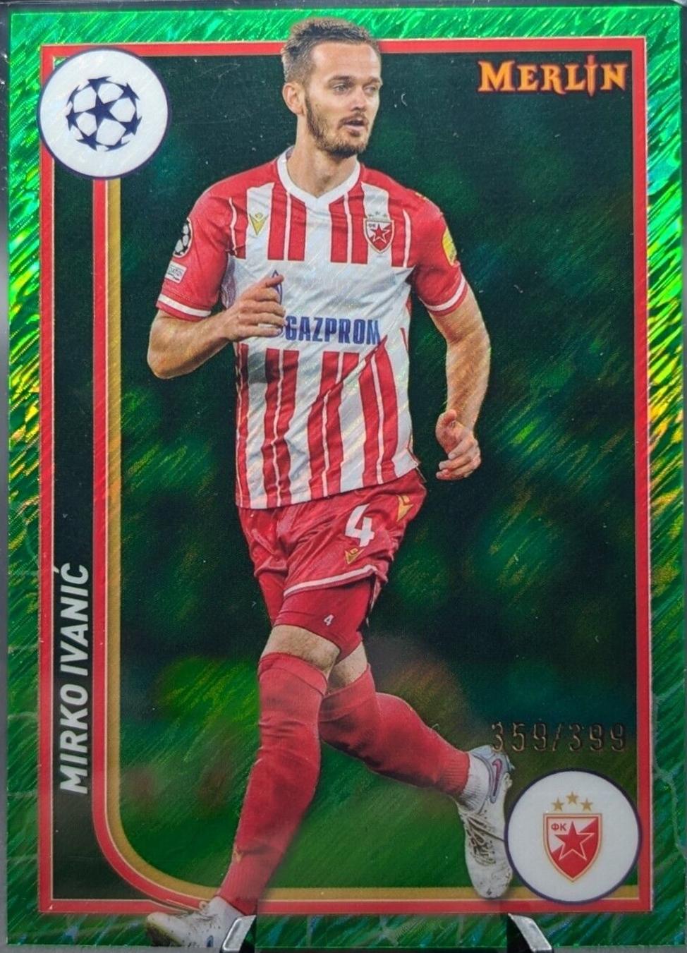 Mirko Ivanic [Neon Green Shimmer Refractor] #87