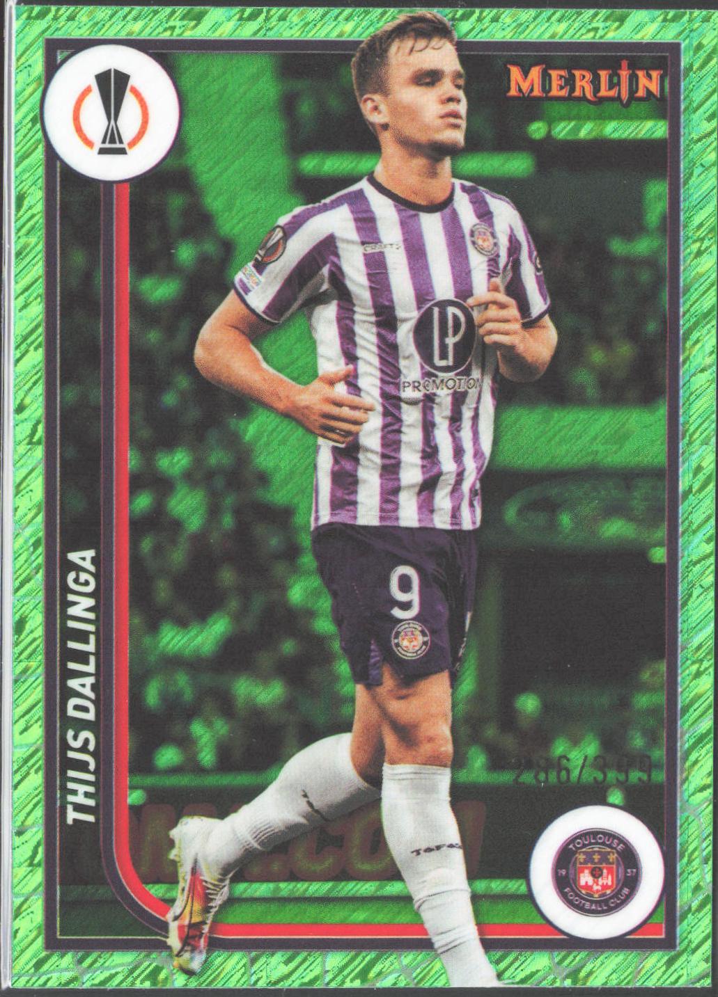 Thijs Dallinga [Neon Green Shimmer Refractor] #131