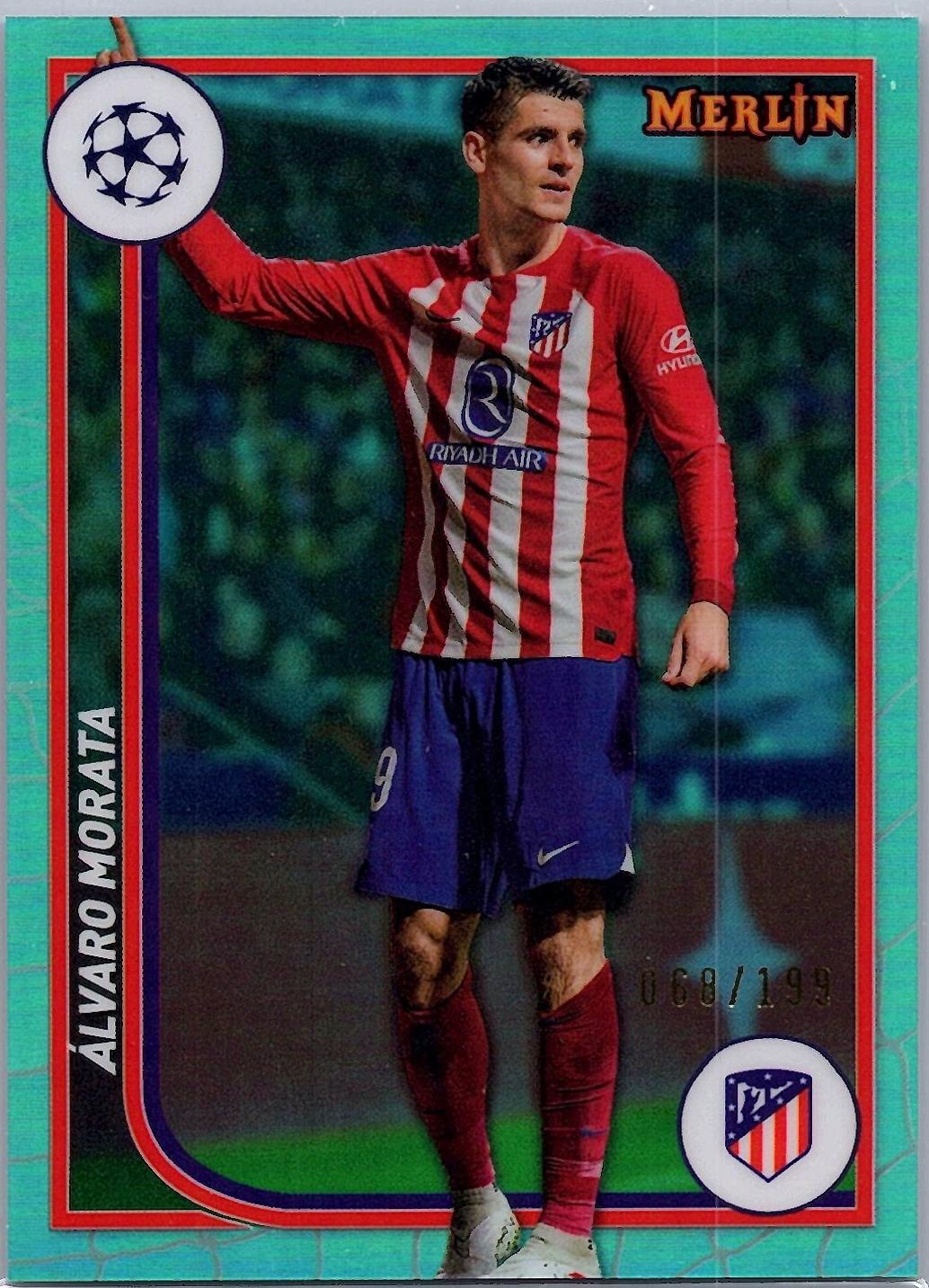 Álvaro Morata [Aqua Refractor] #18