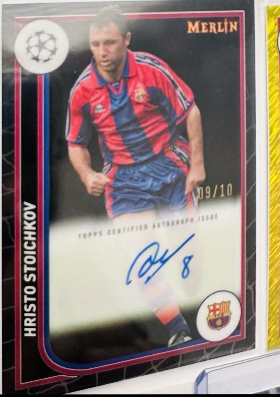 Hristo Stoichkov [Black Refractor] #AU-HS