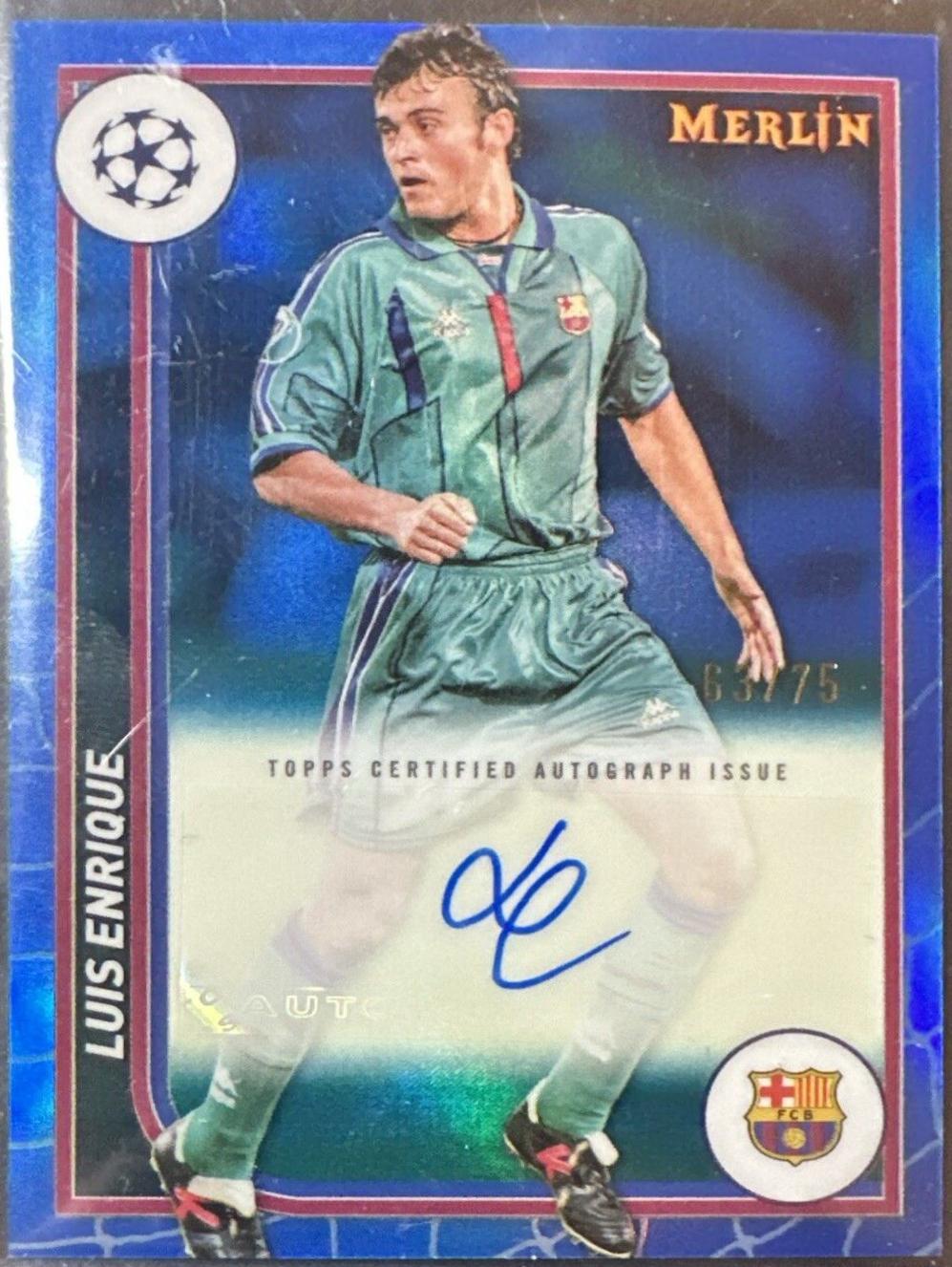 Luis Enrique [Blue Refractor] #AU-EA