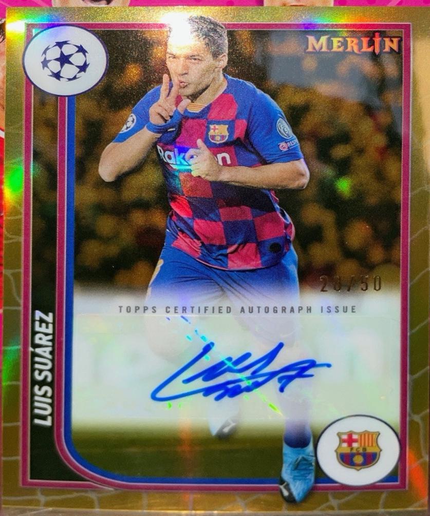 Luis Suarez [Gold Refractor] #AU-SU