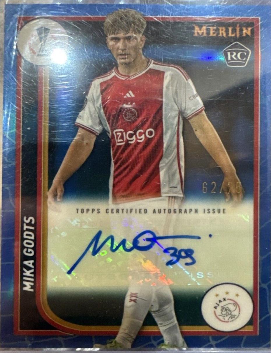 Mika Godts [Blue Refractor] #AU-TS