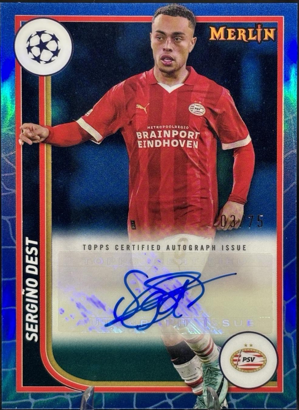 Sergino Dest [Blue Refractor] #AU-SD