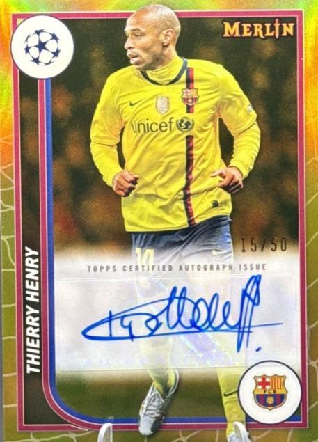 Thierry Henry [Gold Refractor] #AU-TH