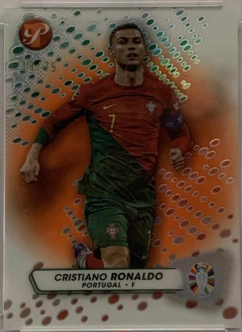Cristiano Ronaldo [Orange Refractor] #131