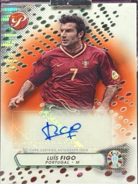Luis Figo [Orange Refractor] #136