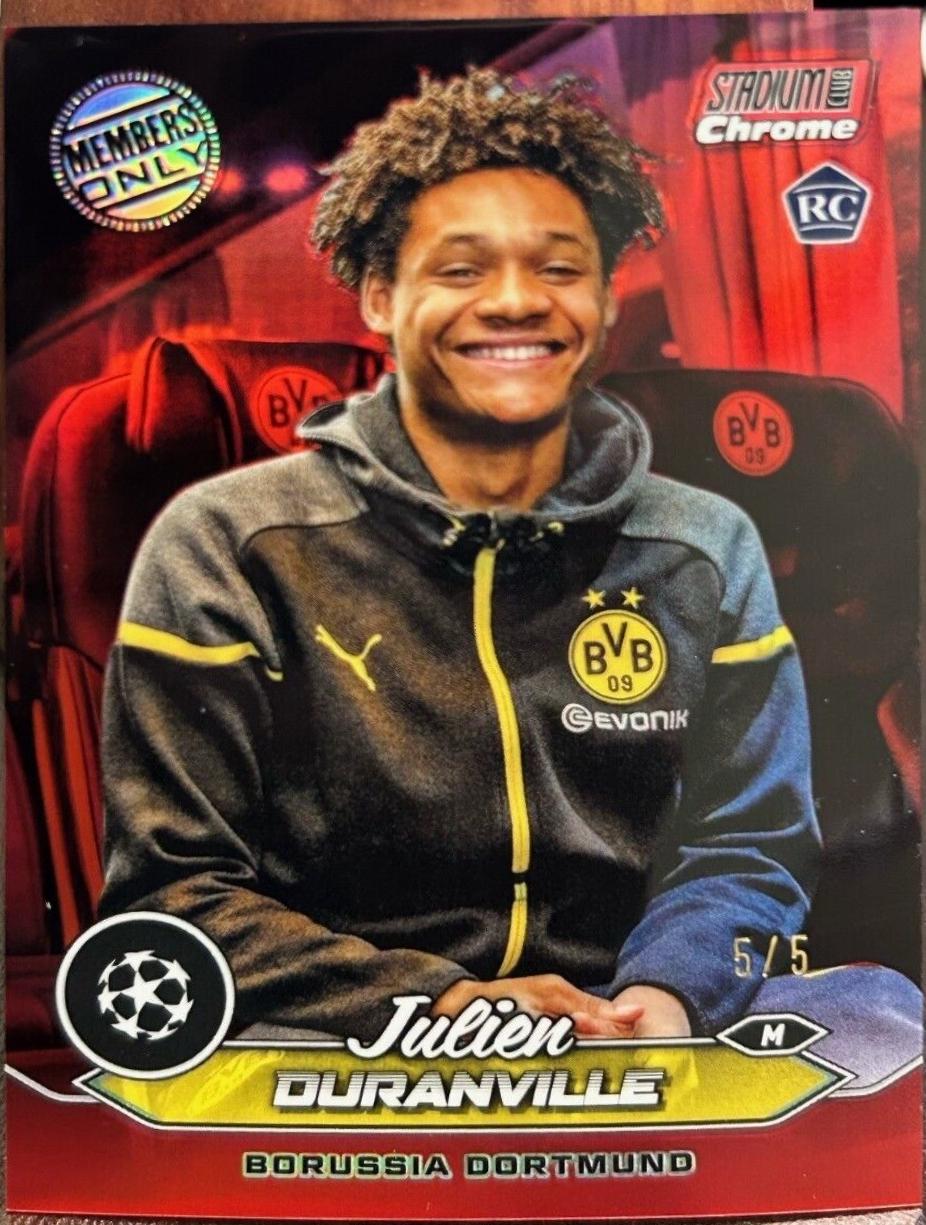 Julien Duranville [Red Refractor Members Only Variation] #16