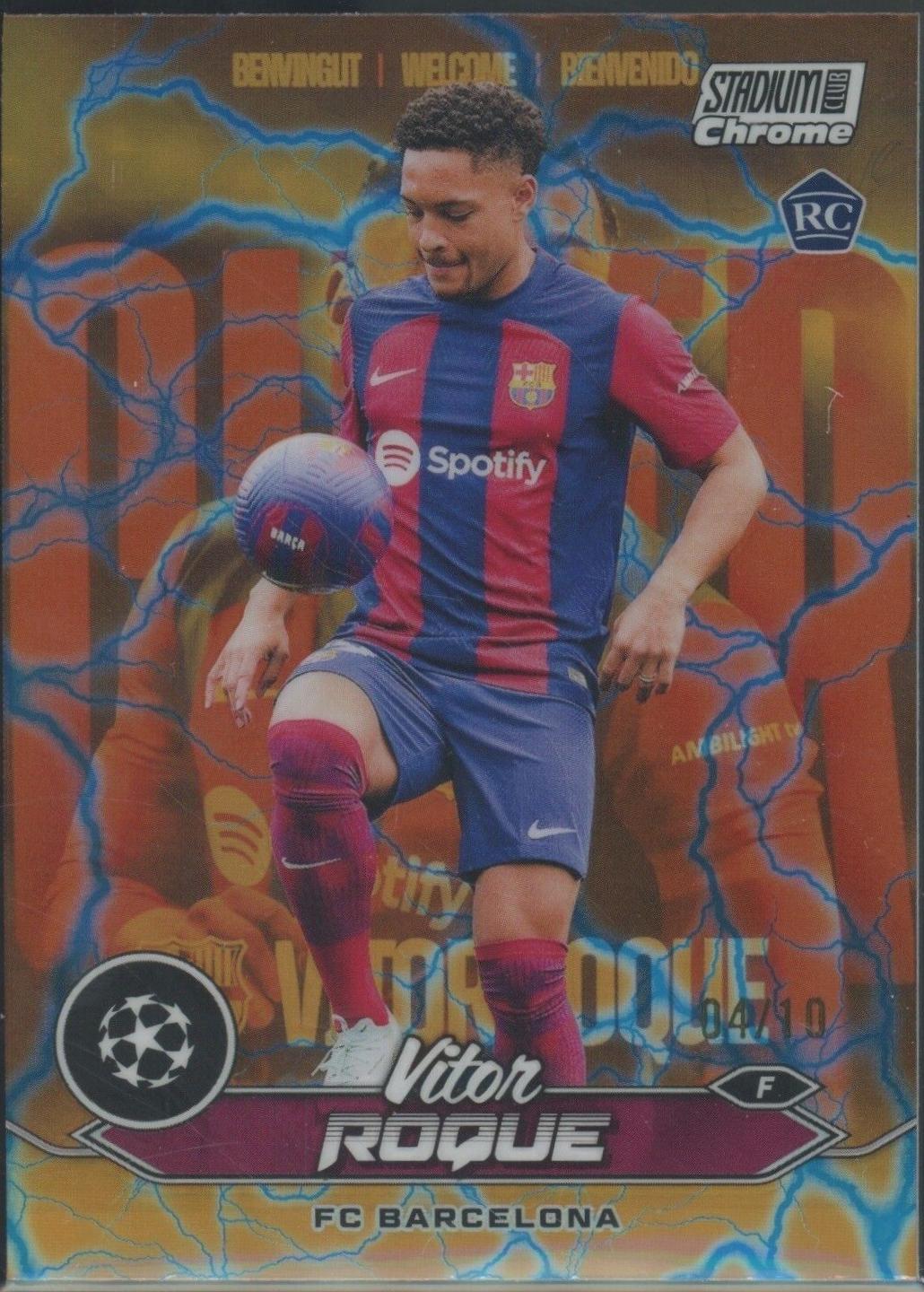 Vitor Roque [Orange Blue Electric Charge] #48