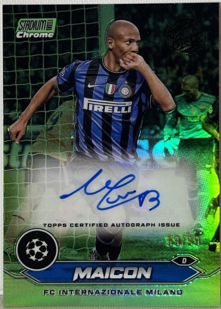 Maicon [Members Only Neon Green Refractor] #CA-MAI