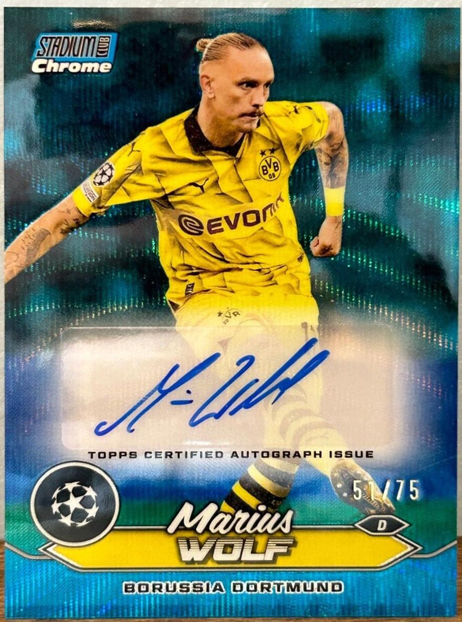 Marius Wolf [Blue Wave Refractor] #CA-MW