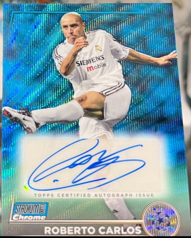 Roberto Carlos [Blue Wave Refractor] #CA-RC