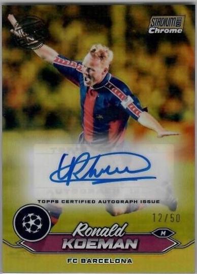 Ronald Koeman [Gold Refractor] #CA-RK