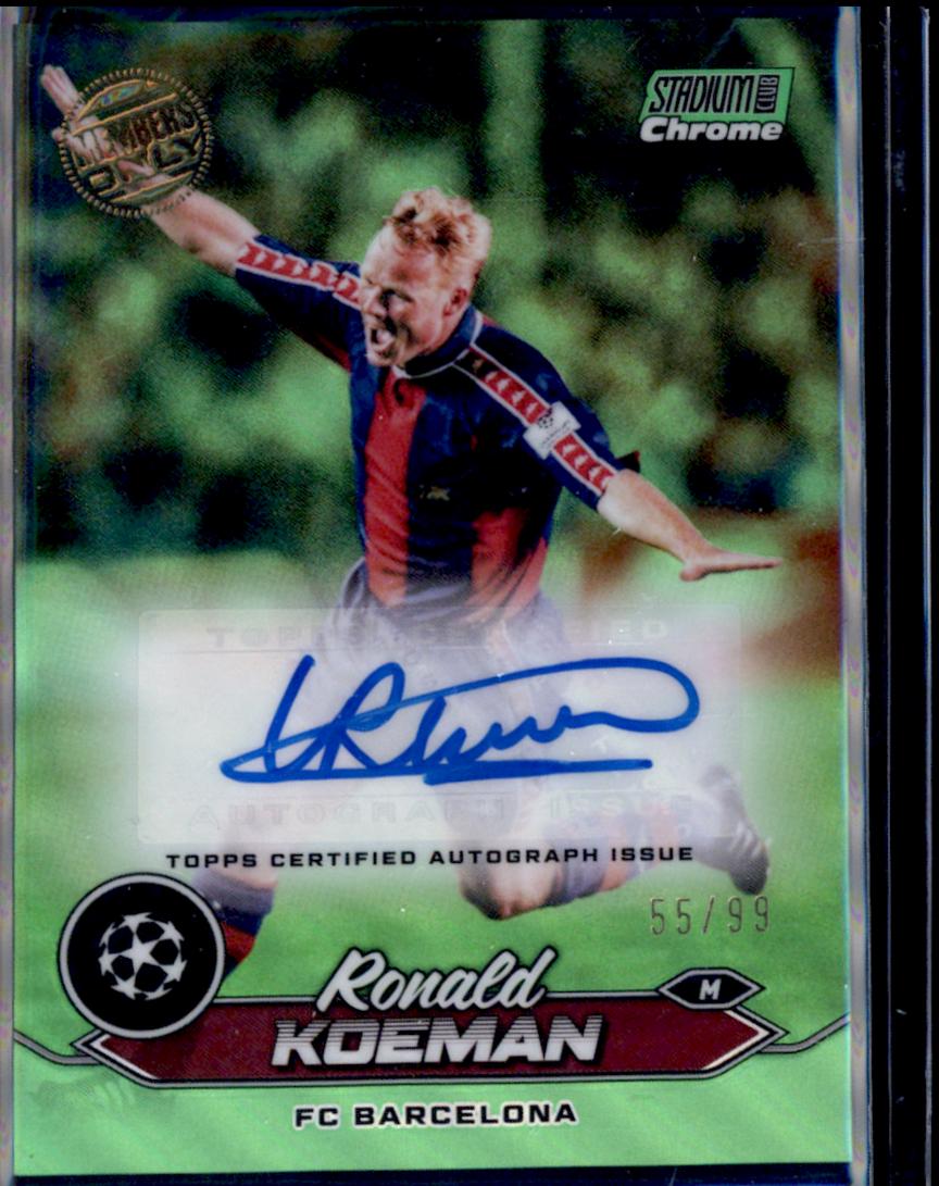 Ronald Koeman [Members Only Neon Green Refractor] #CA-RK