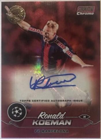 Ronald Koeman [Red Refractor] #CA-RK