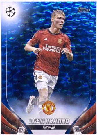 Rasmus Hojlund [Icy Blue Foilboard Variation] #131