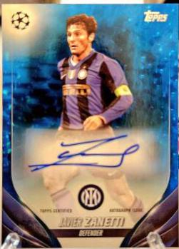 Javier Zanetti [Blue Icy Foilboard] #A-JZ