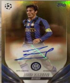 Javier Zanetti [Gold Foilboard] #A-JZ