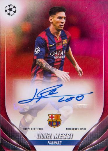 Lionel Messi [Red Foilboard] #A-LM