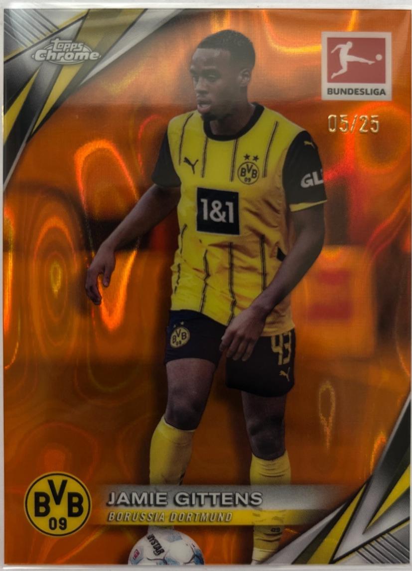 Jamie Gittens [Orange Lava Refractor] #26