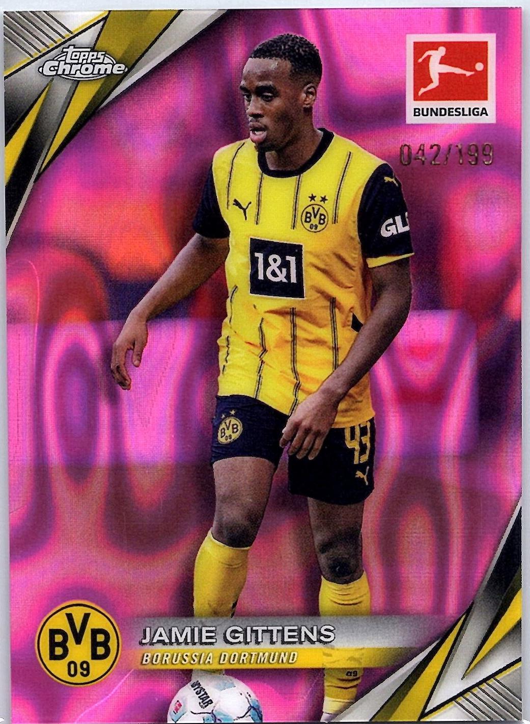 Jamie Gittens [Pink Lava Refractor] #26