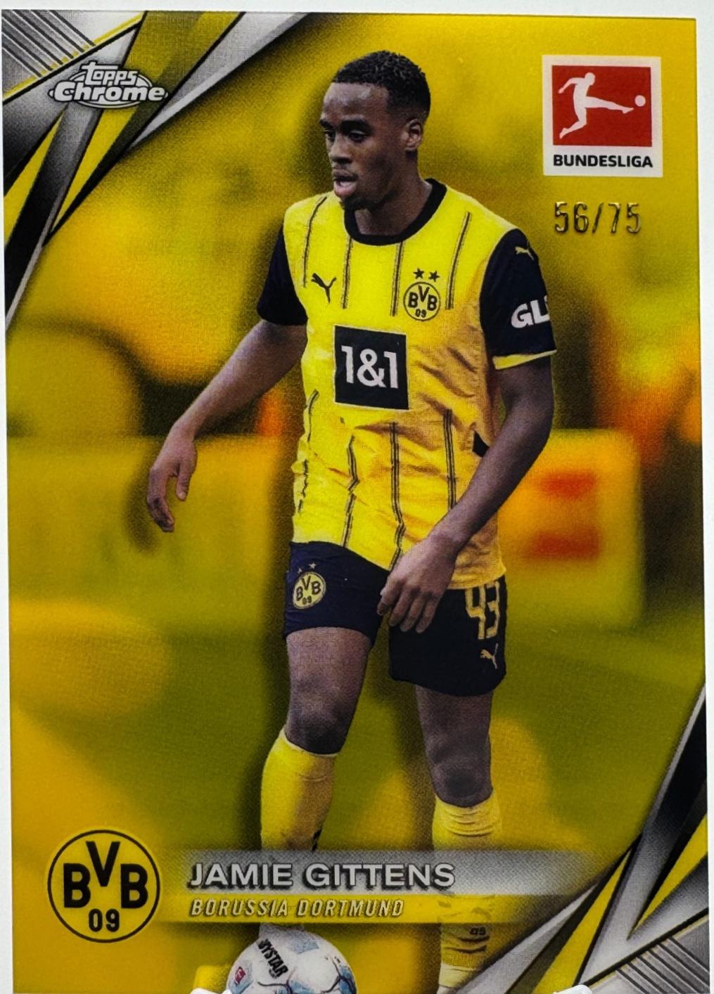 Jamie Gittens [Yellow Refractor] #26