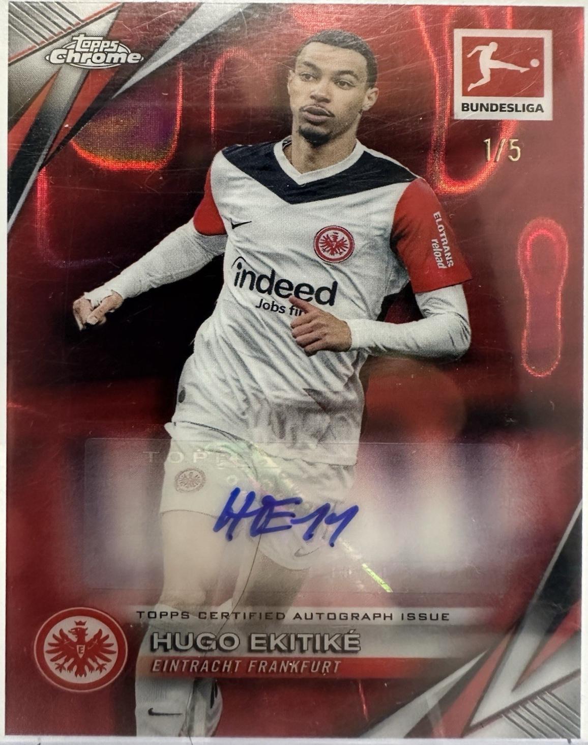 Hugo Ekitike [Red Refractor] #BA-HE