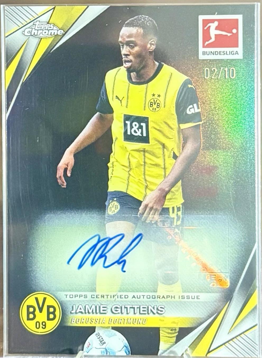 Jamie Gittens [Black Refractor] #BA-JG