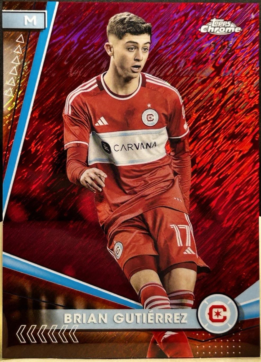 Brian Gutierrez [Shimmer Red Refractor] #138