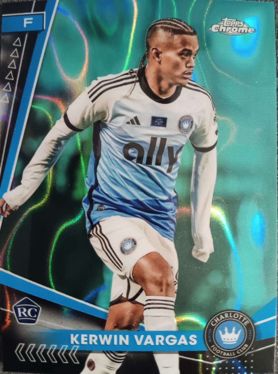 Kerwin Vargas [Aqua Lava Refractor] #88