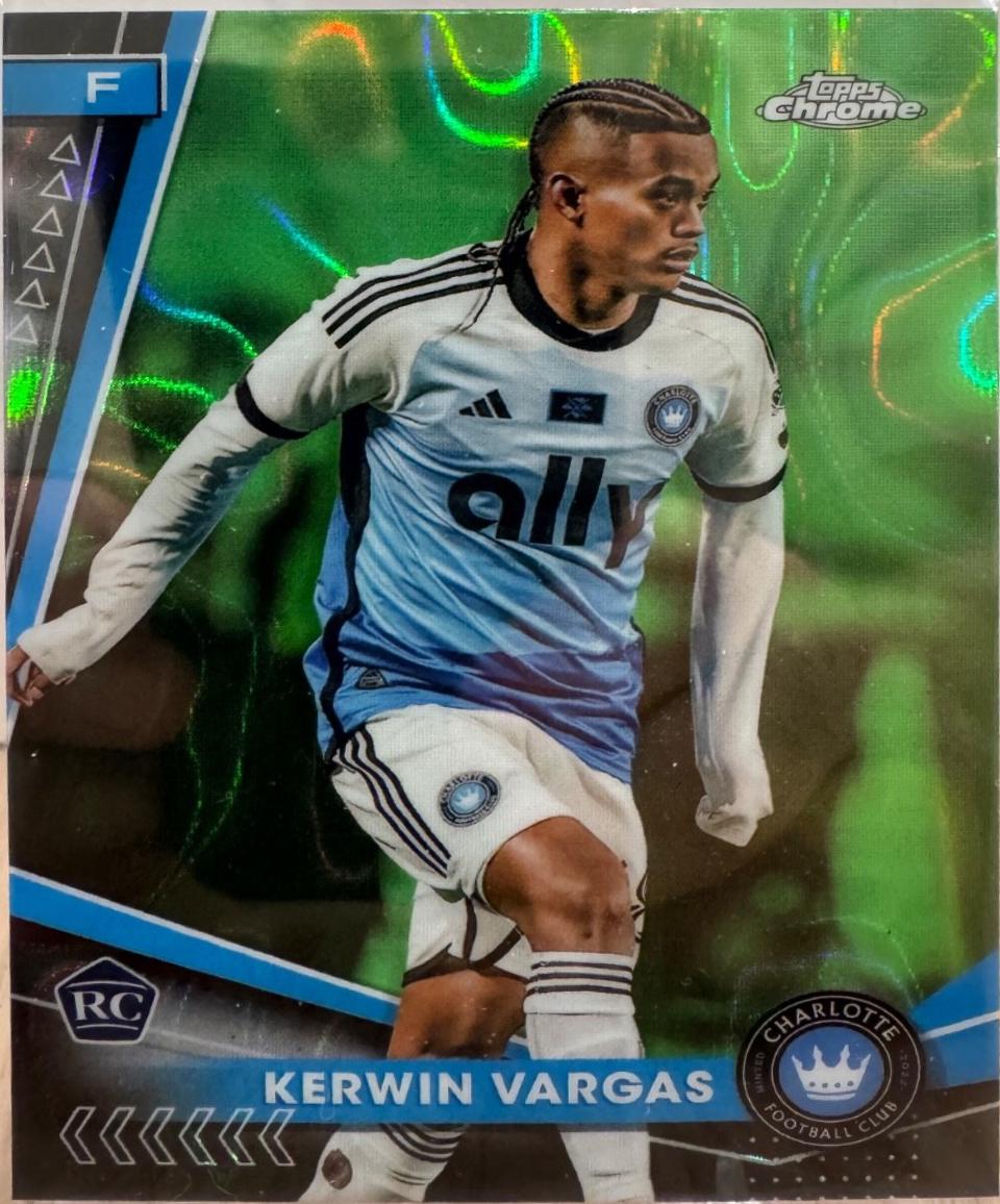 Kerwin Vargas [Neon Green Wave Refractor] #88