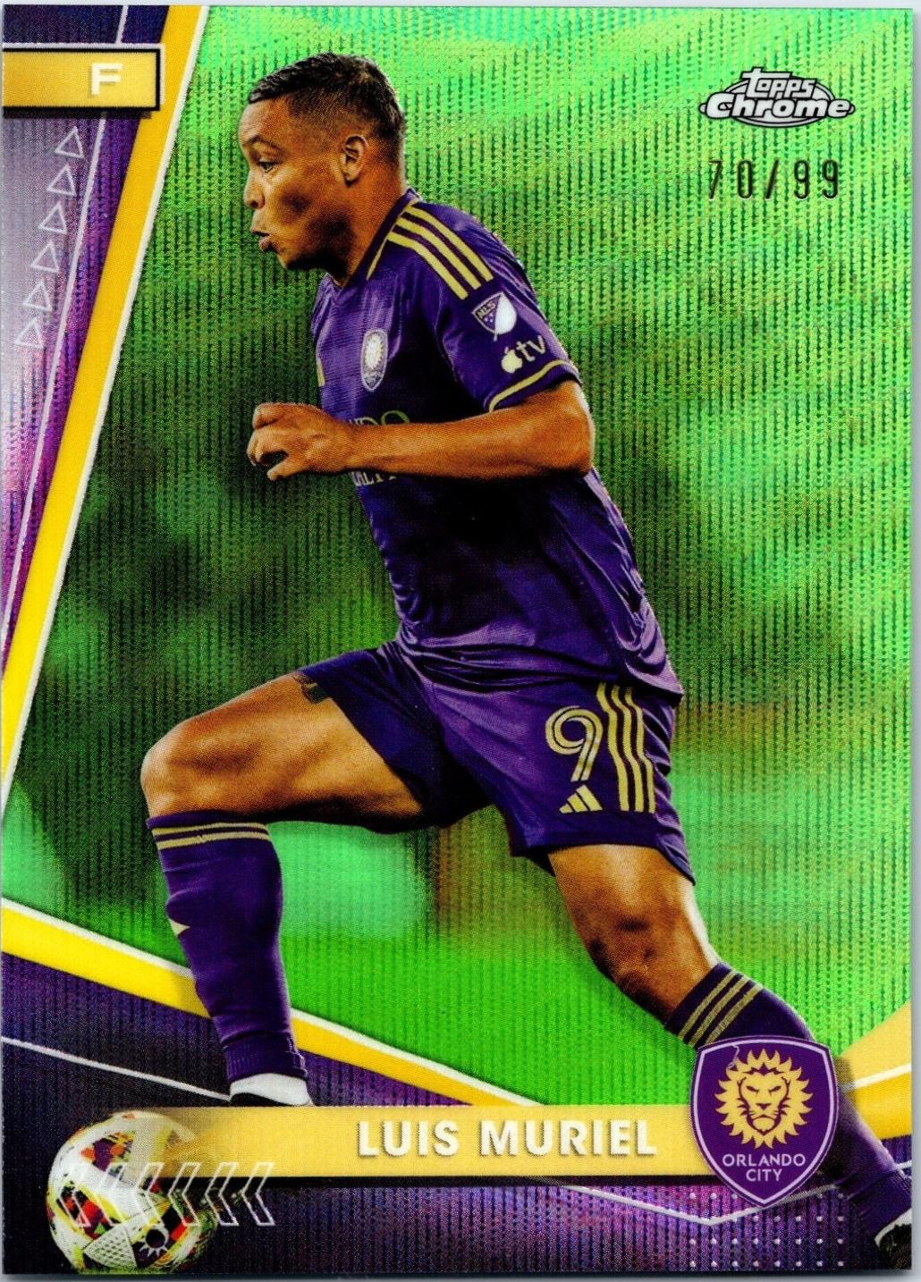 Luis Muriel [Neon Green Wave Refractor] #120