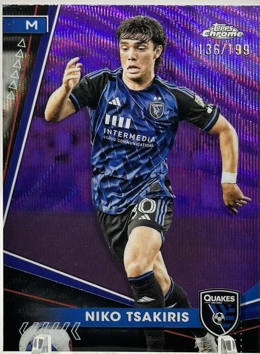 Niko Tsakiris [Purple Wave Refractor] #108
