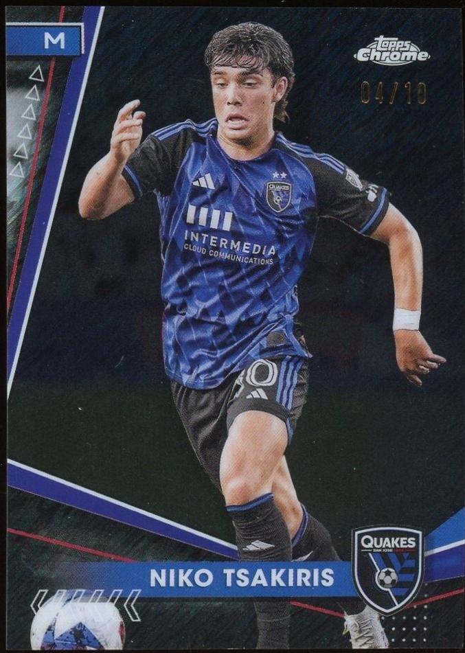 Niko Tsakiris [Shimmer Black Refractor] #108