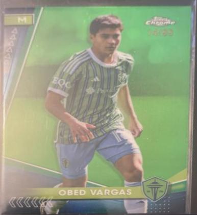 Obed Vargas [Neon Green Refractor] #44