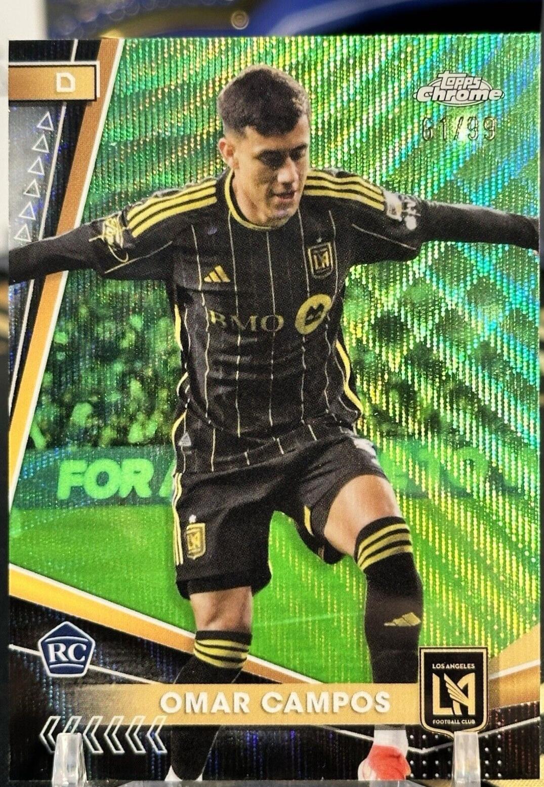 Omar Campos [Neon Green Wave Refractor] #170