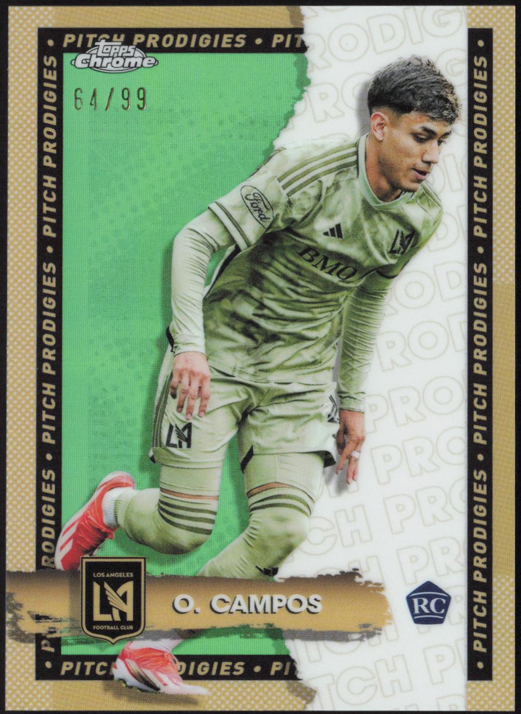 Omar Campos [Neon Green Wave Refractor] #191