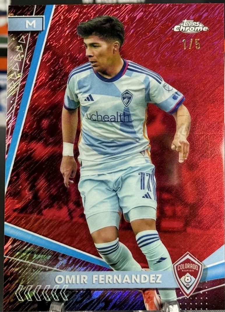 Omir Fernandez [Shimmer Red Refractor] #22