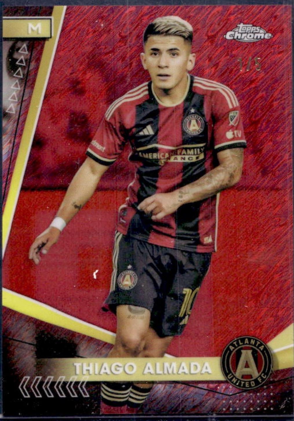 Thiago Almada [Shimmer Red Refractor] #2