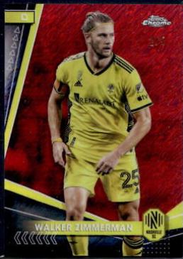 Walker Zimmerman [Shimmer Red Refractor] #76